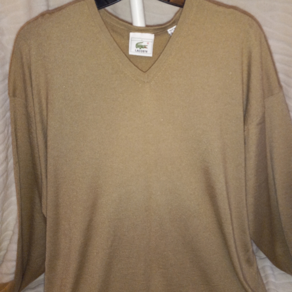 Lacoste, Men's L, Tan